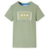 T-shirt pour enfants kaki clair 128