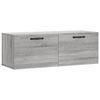 vidaXL Armoire murale sonoma gris 100x36,5x35 cm bois d'ing&eacute;nierie