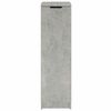 vidaXL Armoire &agrave; chaussures Gris b&eacute;ton 30x35x100 cm Bois d'ing&eacute;nierie