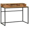 vidaXL Bureau d'ordinateur avec tiroir Marron 110 x 50 x 87 cm