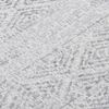 vidaXL Tapis Gris clair 100x300 cm Coton