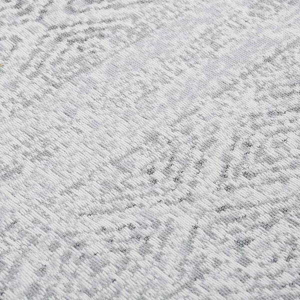 vidaXL Tapis Gris clair 100x300 cm Coton