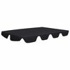vidaXL Toit de rechange de balan&ccedil;oire noir 150/130x105/70 cm