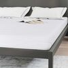 vidaXL Matelas Blanc 160 x 200 cm Tissu jacquard