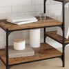 vidaXL &Eacute;tag&egrave;re &agrave; livres 4 pcs Marron 60 x 40 x 1,5 cm
