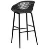 vidaXL Ensemble de bar 7 pcs Noir