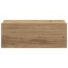 vidaXL Tables de chevet flottantes 2 pcs ch&ecirc;ne artisanal 40x32x15 cm