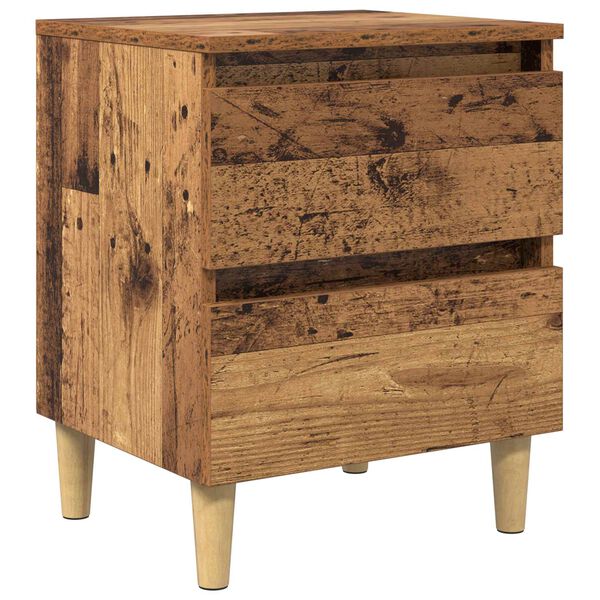 vidaXL Armoire de lit Bois Ancien 40 x 35 x 50 cm Bois d'ing&eacute;nierie
