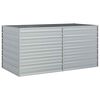 vidaXL Lit sur&eacute;lev&eacute; de jardin 160x80x77 cm Acier galvanis&eacute; Argent&eacute;
