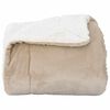 vidaXL Jet&eacute; Beige 240 x 270 cm Toison
