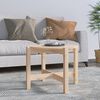vidaXL Table basse &Oslash; 62,5x45 cm Bois massif de pin