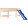 vidaXL Lit mezzanine pour enfants avec rideaux sans matelas 80x200 cm