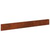 vidaXL Bordure de Pelouse 20 pc 100 x 12 cm Acier Rouill&eacute;