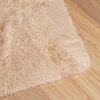 vidaXL Tapis Shaggy &agrave; poils longs NAVARRA beige 120x170 cm polyester