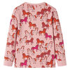 Pyjamas enfants &agrave; manches longues rose clair 128