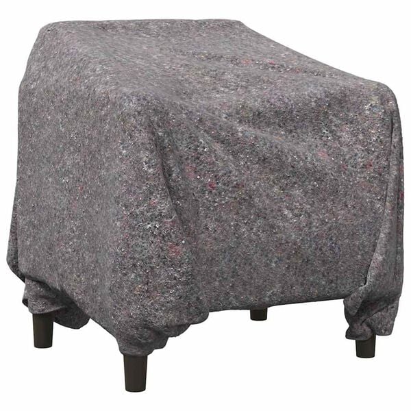 vidaXL Couvertures de d&eacute;m&eacute;nagement 25 pcs Gris 150 x 200 cm tissu