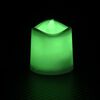 vidaXL Bougies &eacute;lectriques sans flamme &agrave; LED color&eacute;es 24 pcs