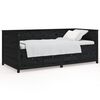 vidaXL Lit de jour sans matelas noir 90x200 cm bois de pin massif