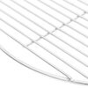 vidaXL Grille de barbecue ronde &Oslash;40 cm acier inoxydable 304
