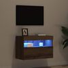 vidaXL Meuble TV mural Montage mural ch&ecirc;ne artisanal 60 x 30 x 40 cm