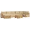 vidaXL Ensemble de canap&eacute;s d'ext&eacute;rieur 8 pc Blanc et Beige