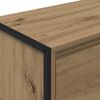 vidaXL Meuble d'appoint Ch&ecirc;ne artisan 79 x 36 x 75 cm