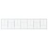 vidaXL Panier gabion avec couvercle 700x50x150 cm fer galvanis&eacute;