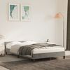 vidaXL Cadre de lit sans matelas gris clair 120x190 cm velours