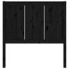 vidaXL Tête de lit Noir 95,5x4x100 cm Bois massif de pin