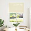 vidaXL Store pliss&eacute; cr&egrave;me 95x100 cm largeur du tissu 94,4 cm polyester