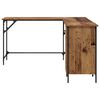 vidaXL Bureau Bois Ancien 141 x 141 x 75 cm Bois d'ing&eacute;nierie