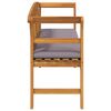 vidaXL Banc rose Naturel 157 x 46 x 82,5 cm Bois d'Acacia Massif