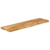 vidaXL Dessus de table &agrave; bord vivant 110x30x2,5cm bois massif manguier