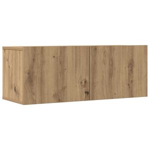 vidaXL Meubles TV muraux 2 pcs ch&ecirc;ne artisanal 80x30x30 cm