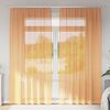 vidaXL Rideaux en voile avec boucles 2 pcs orange 140x245 cm