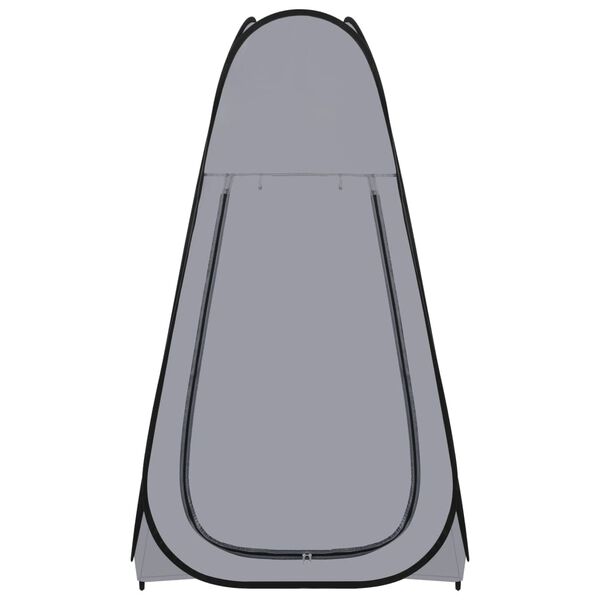 vidaXL Tente de douche escamotable Gis