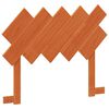 vidaXL T&ecirc;te de lit cire marron 100 cm bois massif de pin