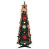 vidaXL Sapin de Noël artificiel avec 50 LED Vert 120 cm PVC