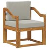 vidaXL Canap&eacute; d&rsquo;ext&eacute;rieur Bois d'acacia massif et polyester