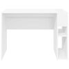 vidaXL Bureau Blanc 109 x 50 x 78 cm Bois d'ing&eacute;nierie