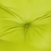 vidaXL Coussins de chaise lot de 4 vert brillant 40x40x7 cm