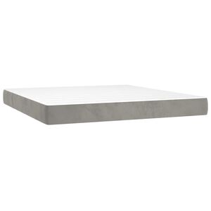vidaXL Matelas de lit &agrave; ressorts ensach&eacute;s fermet&eacute; moyenne 160x210x20 cm velours