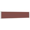 vidaXL Auvent lat&eacute;ral r&eacute;tractable de patio 100x514 cm Marron