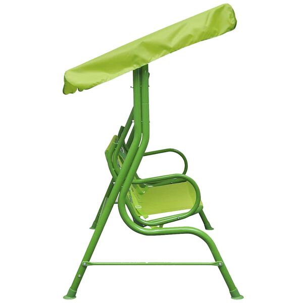 vidaXL Si&egrave;ge balan&ccedil;oire pour enfants vert