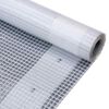 vidaXL B&acirc;che Leno 260 g/m&sup2; 1,5 x 20 m Blanc