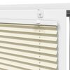 vidaXL Store pliss&eacute; cr&egrave;me 40x150 cm largeur du tissu 39,4 cm polyester