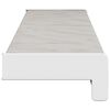 vidaXL Appui de fen&ecirc;tre Texte en marbre -enure 80 x 10 x 4,5 cm PVC