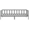 vidaXL Lit de jour sans matelas gris bois de pin massif 90x200 cm