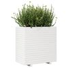 vidaXL Jardini&egrave;re blanc 70x40x72 cm bois de pin massif