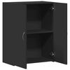 vidaXL Armoire de classement noir 60x32x77,5 cm bois d'ing&eacute;nierie